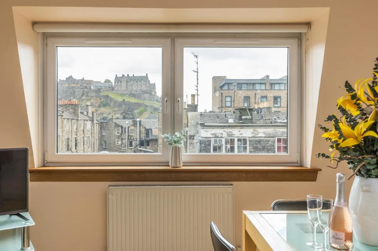 Amazing Castle View Apartment Edinburg Storbritannien